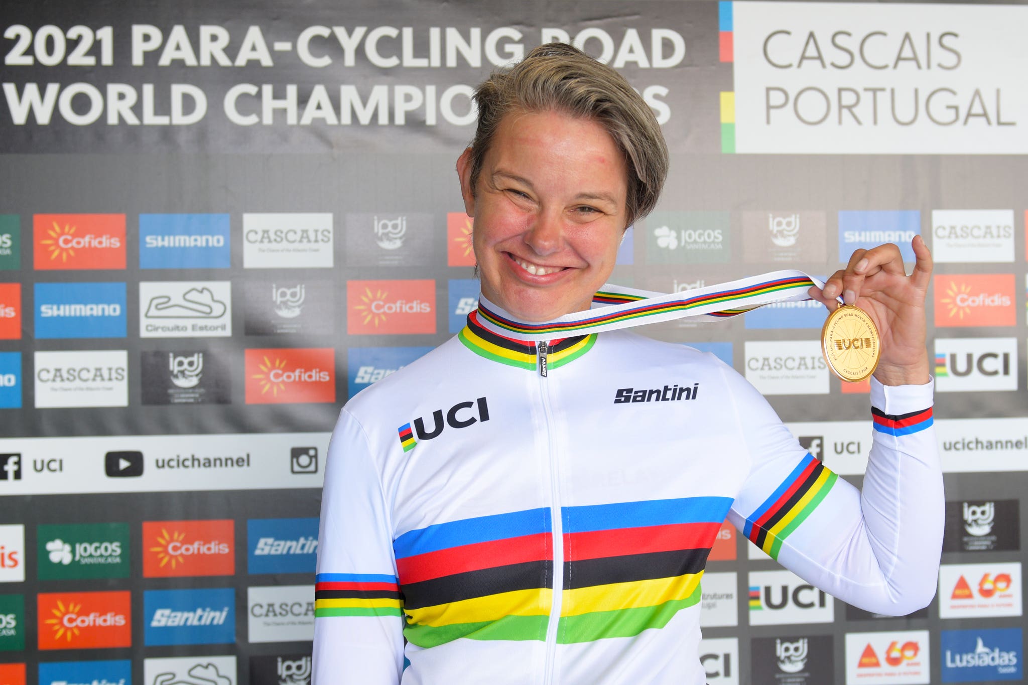 SHELLEY GAUTIER WINS NINTH TIME TRIAL WORLD CHAMPION TITLE AT PARA ROAD WORLD CHAMPIONSHIPS IN PORTUGAL