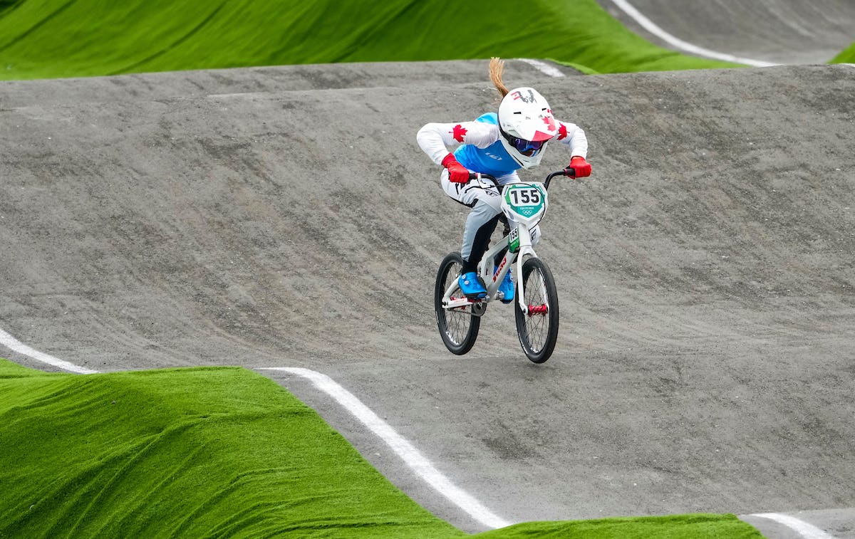 DREW MECHIELSEN 8TH IN BMX RACING FINALS