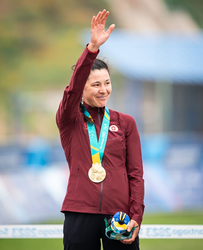 TEAM CANADA STARTS SANTIAGO 2023 PAN AMERICAN GAMES WITH DOUBLE MOUNTAIN BIKE GOLD
