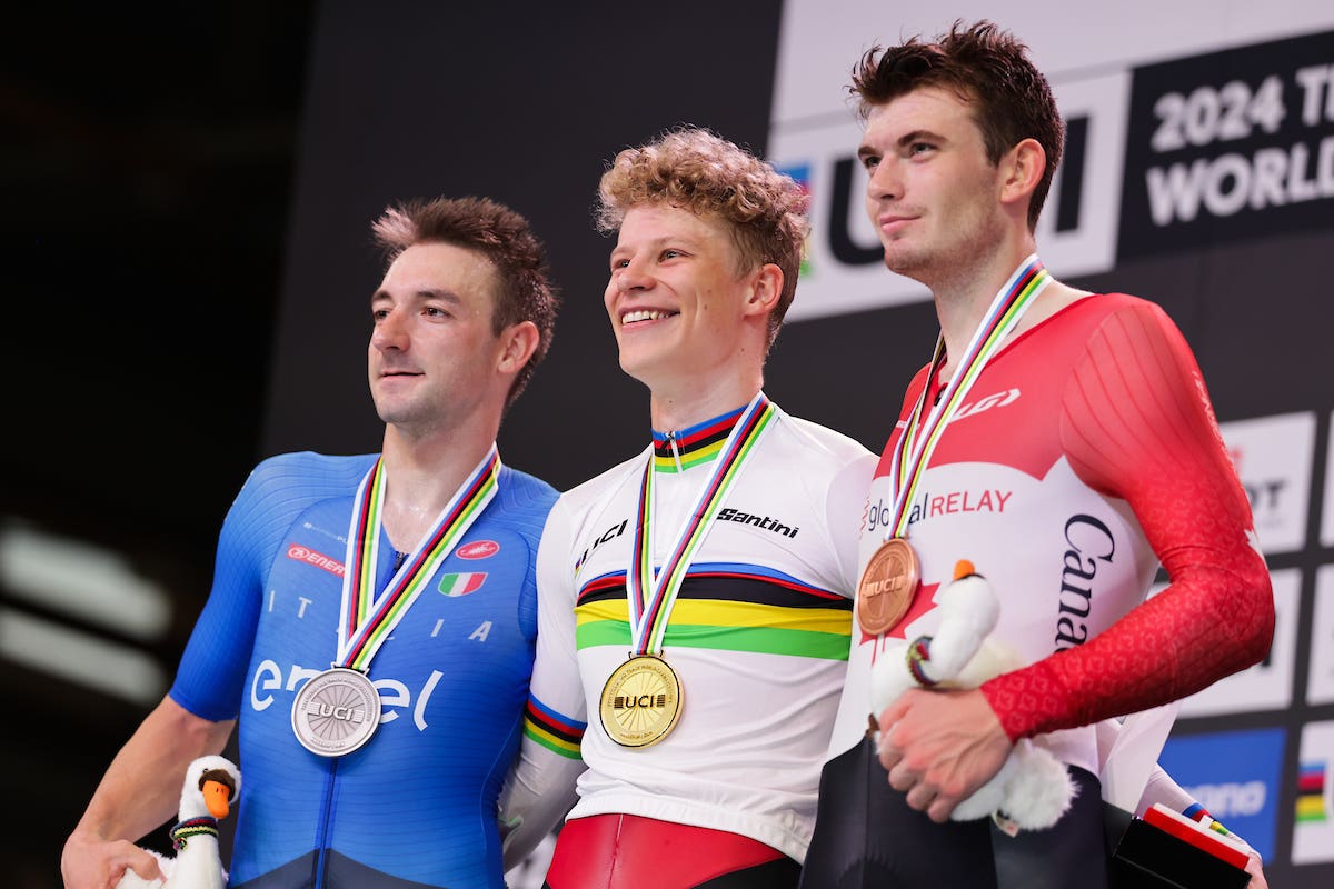 DYLAN BIBIC WINS BRONZE AT UCI 2024 TRACK CYCLING WORLD CHAMPIONSHIPS   