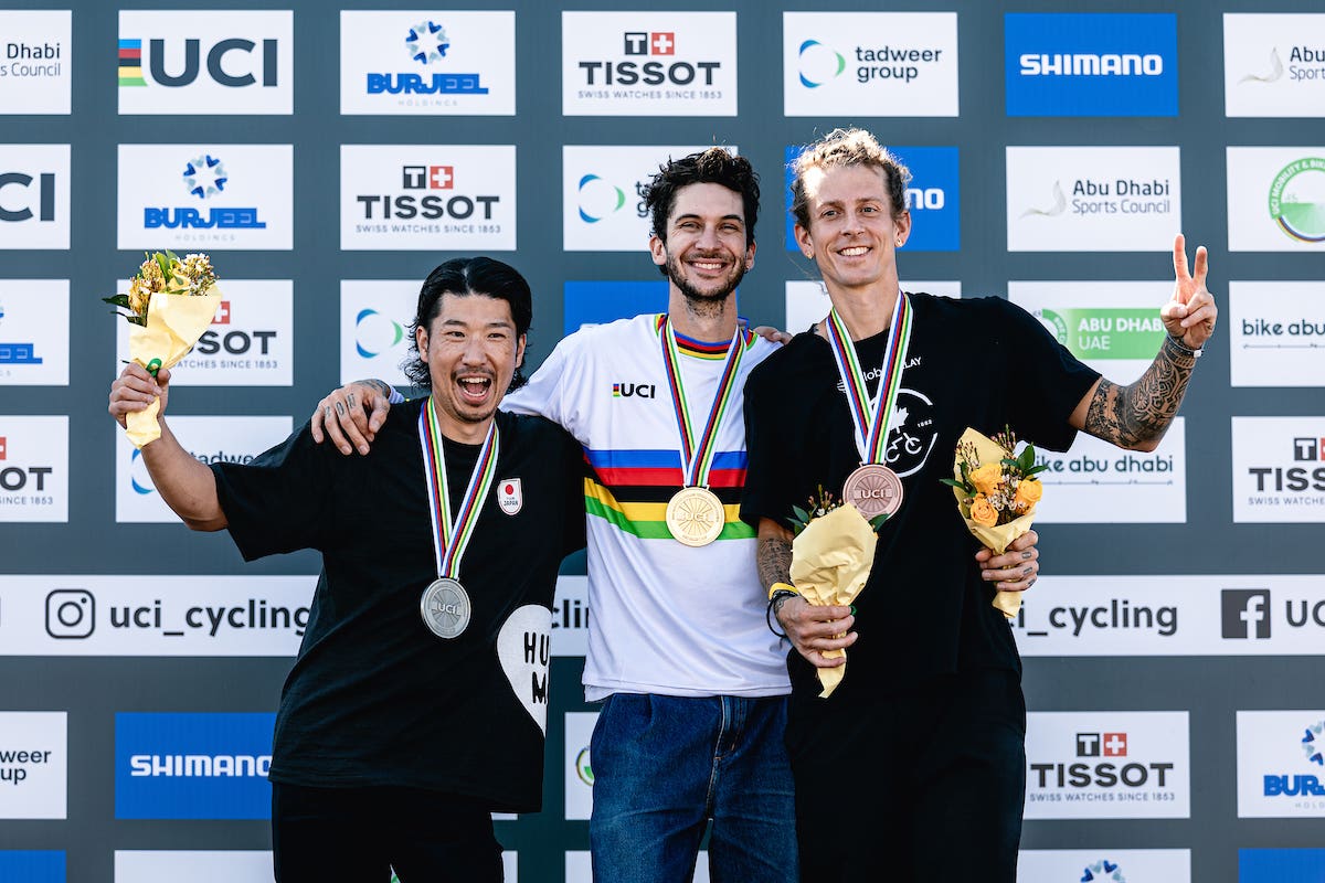 HISTORIC MEDAL FINISH FOR JEAN WILLIAM PRÉVOST  AT 2024 UCI URBAN CYCLING WORLD CHAMPIONSHIPS