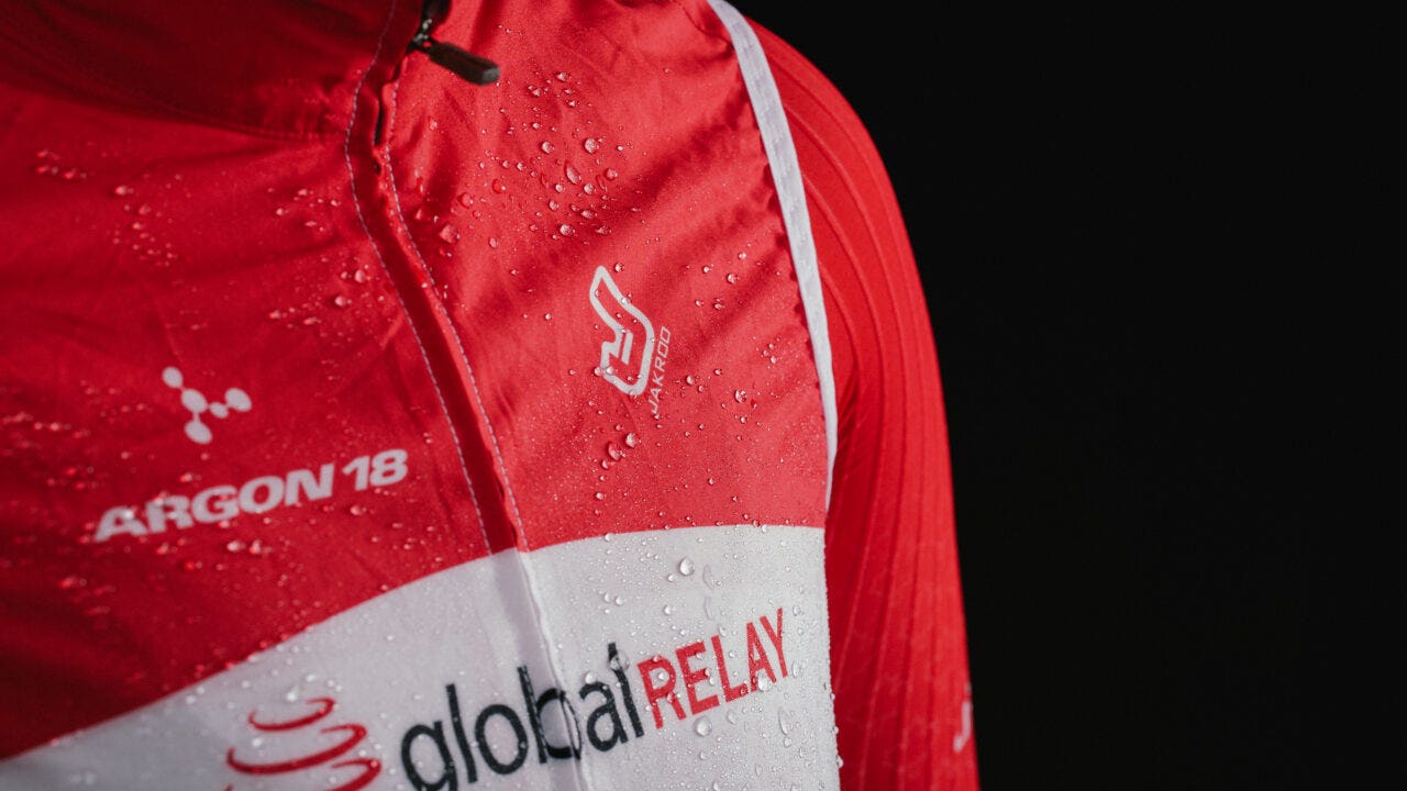 Partner logos on Cycling Canada Jersey
