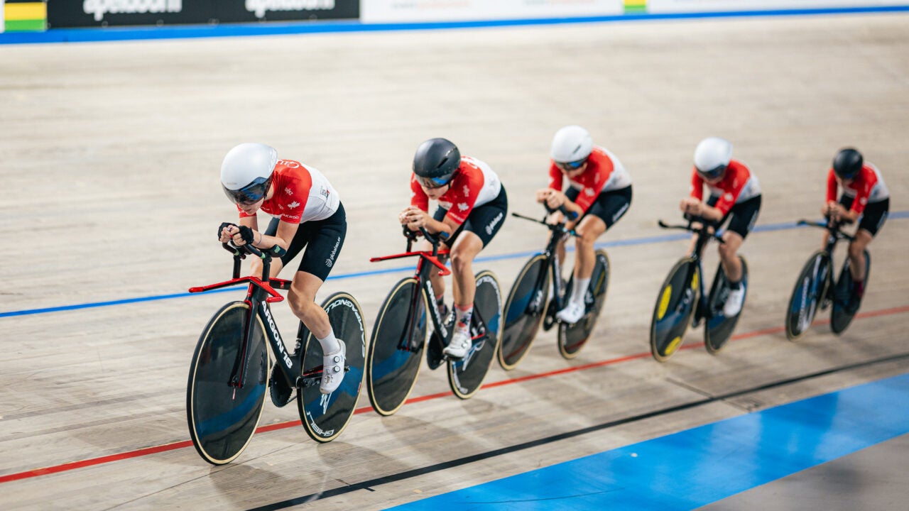 CYCLISME canada présente L’ÉQUIPE POUR LES CHAMPIONNATS DU MONDE PISTE JUNIORS UCI 2025 