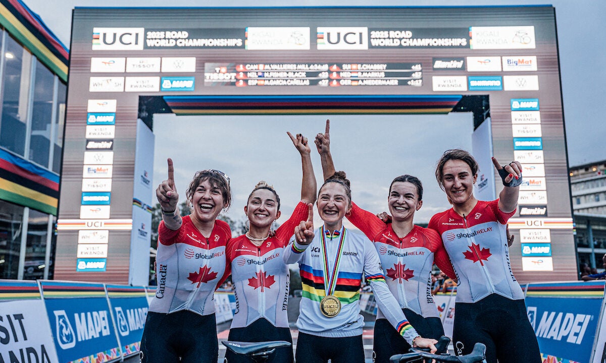 MAGDELEINE VALLIÈRES MILL CLAIMS ELITE WOMEN’S ROAD WORLD TITLE 
