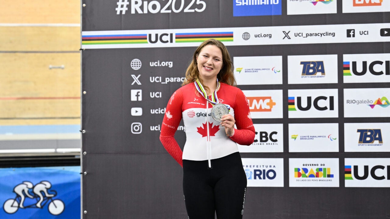 DOUBLE PODIUMS FOR PEMBLE: SILVER IN THE KILO AT THE PARA TRACK WORLD CHAMPIONSHIPS